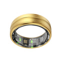 EOGBM Smart Wearable Fitness Tracker Sleep Tracker Ring Healthy Heart Rate Oximetry Sleep Exercise Monitoring 5ATM Waterproof for iOS and Android (Gold 10#)