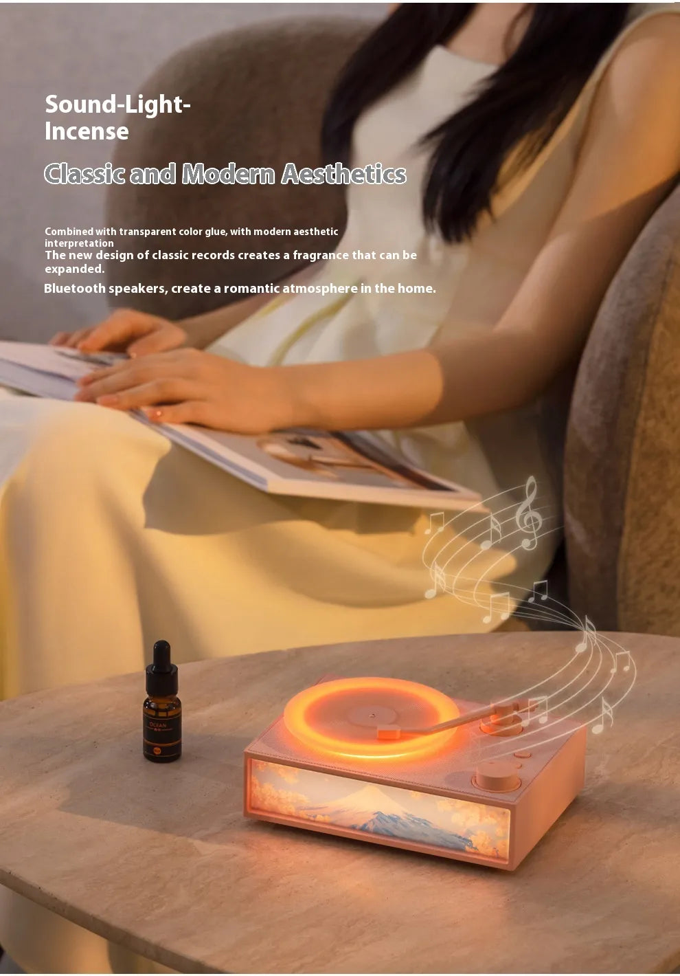 Fragrance Vinyl Bluetooth Speaker
