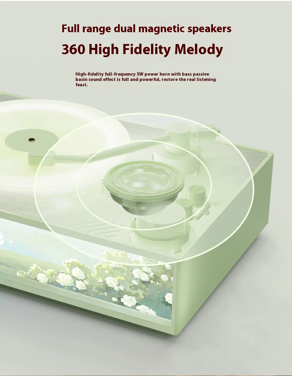 Fragrance Vinyl Bluetooth Speaker