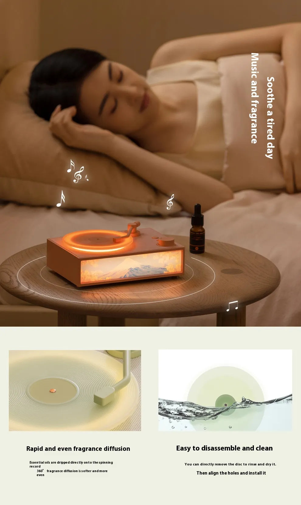 Fragrance Vinyl Bluetooth Speaker